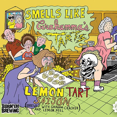 Smells Like Grahamma’s Tarts Label