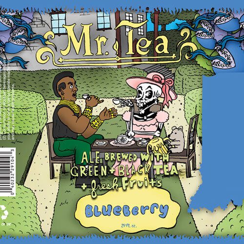 Mr. Tea Blueberry Label